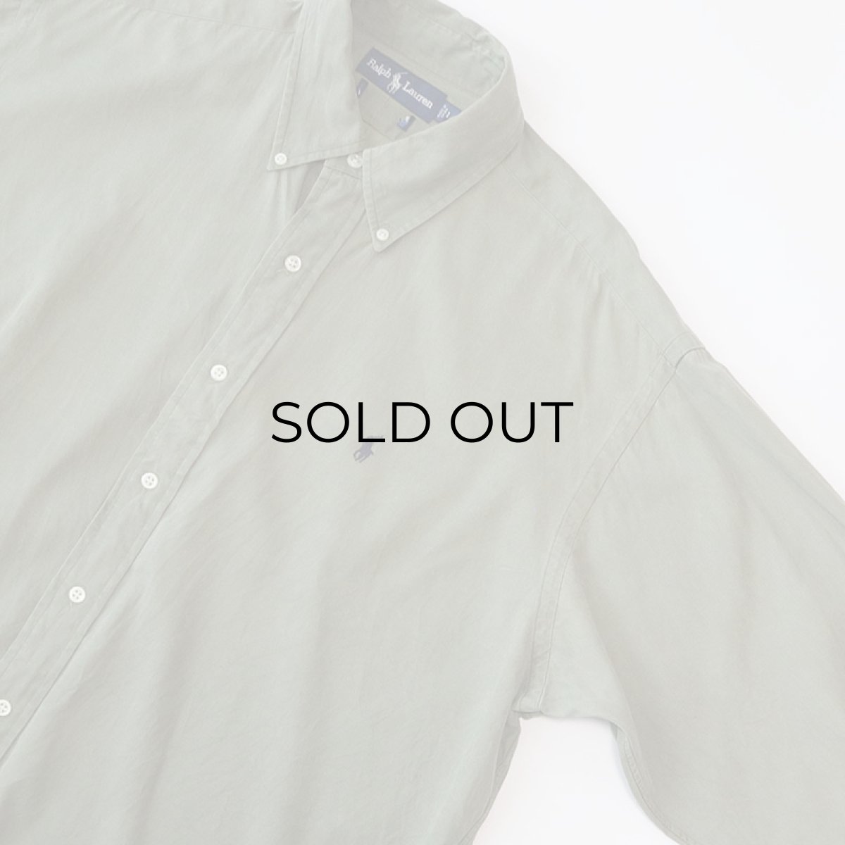 画像4: Ralph Lauren COTTON HERRINGBONE TWILL B/D SHIRT (4)