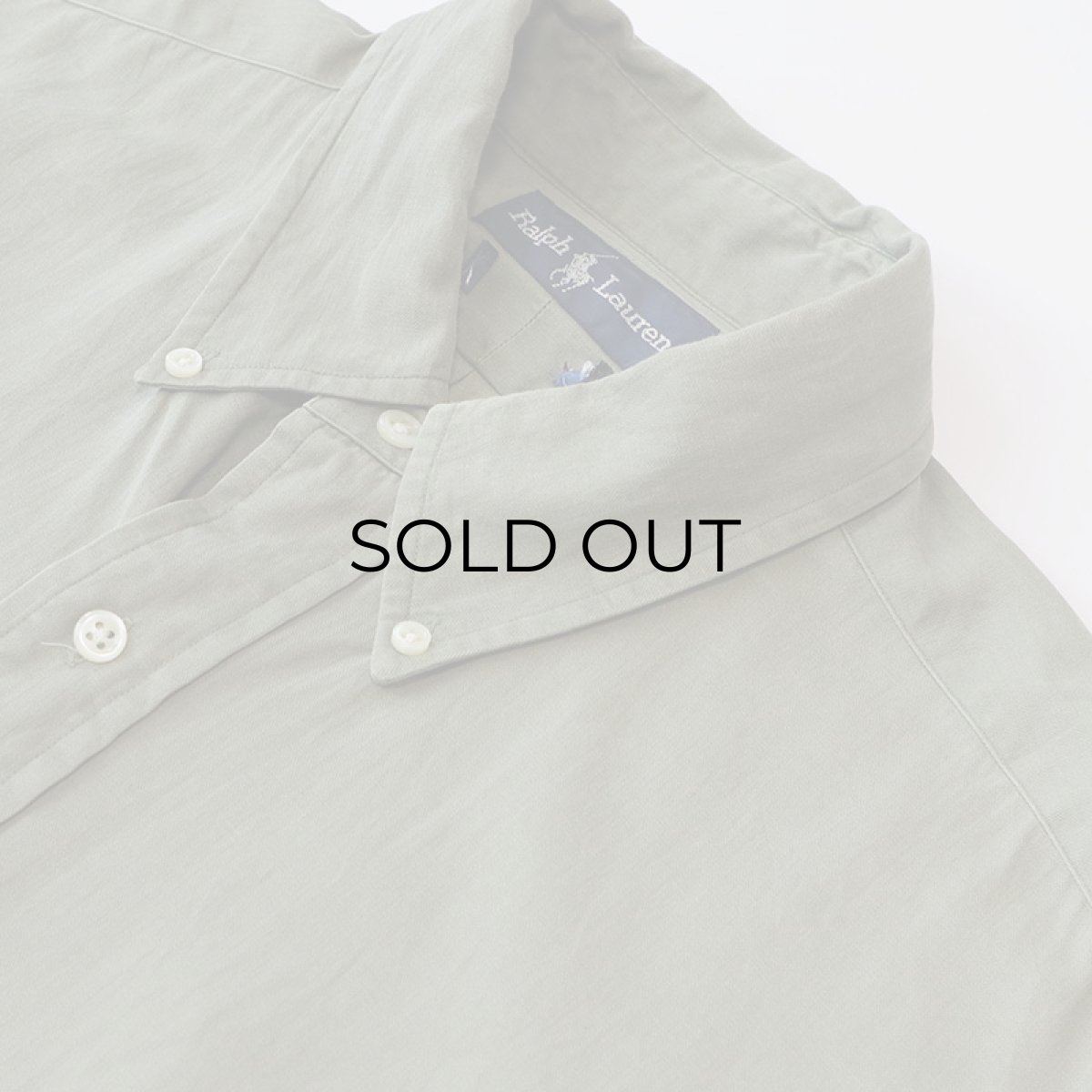 画像5: Ralph Lauren COTTON HERRINGBONE TWILL B/D SHIRT (5)