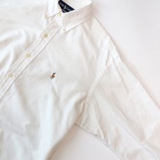 画像4: Ralph Lauren WHITE COTTON OXFORD B/D SHIRT (4)