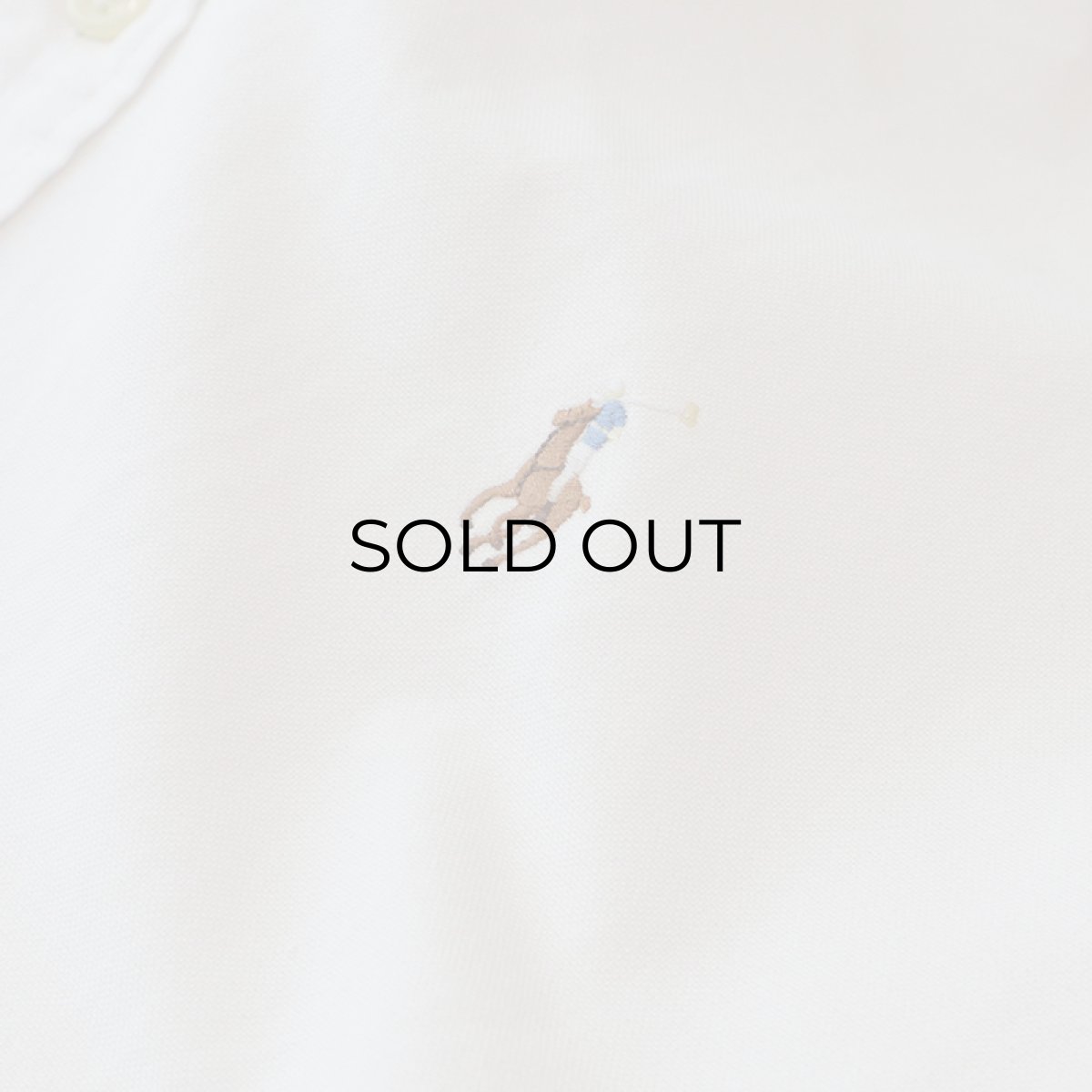 画像7: Ralph Lauren WHITE COTTON OXFORD B/D SHIRT (7)