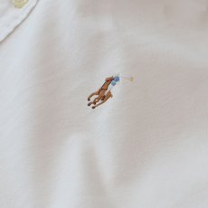 画像7: Ralph Lauren WHITE COTTON OXFORD B/D SHIRT (7)