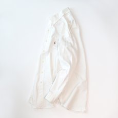 画像2: Ralph Lauren WHITE COTTON OXFORD B/D SHIRT (2)