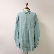 画像1: 80's L.L. Bean PIGMENT DYED COTTON B/D SHIRT "MADE IN USA" (1)