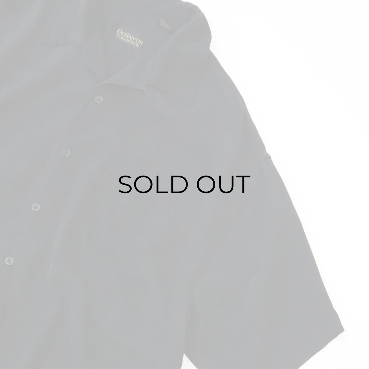 画像4: DE SANTIS BLACK SILK PIN CHECK S/S BOX SHIRT (4)