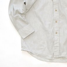 画像4: 80's VAN HEUSEN COTTON POLYESTER BAND COLLAR SHIRT (4)