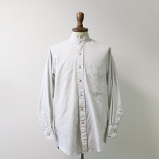 画像8: 80's VAN HEUSEN COTTON POLYESTER BAND COLLAR SHIRT (8)