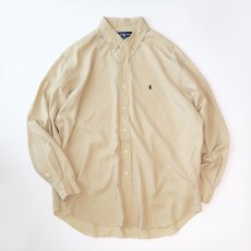 画像1: Ralph Lauren SILK COTTON HERRINGBONE TWILL B/D SHIRT (1)