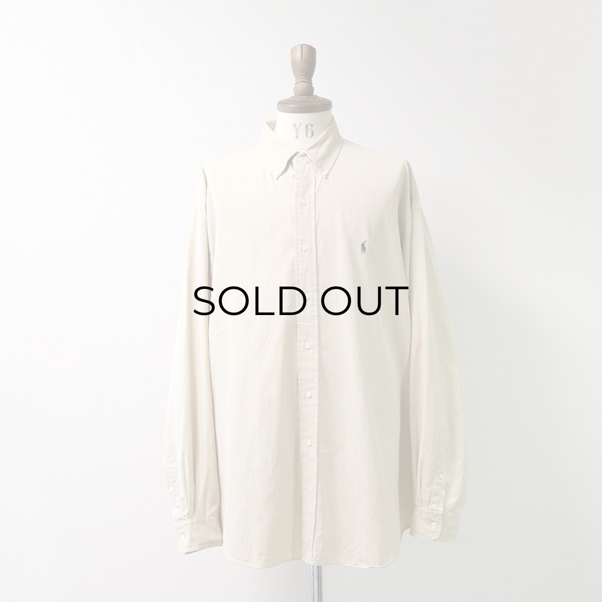 画像12: Ralph Lauren SILK COTTON HERRINGBONE TWILL B/D SHIRT (12)