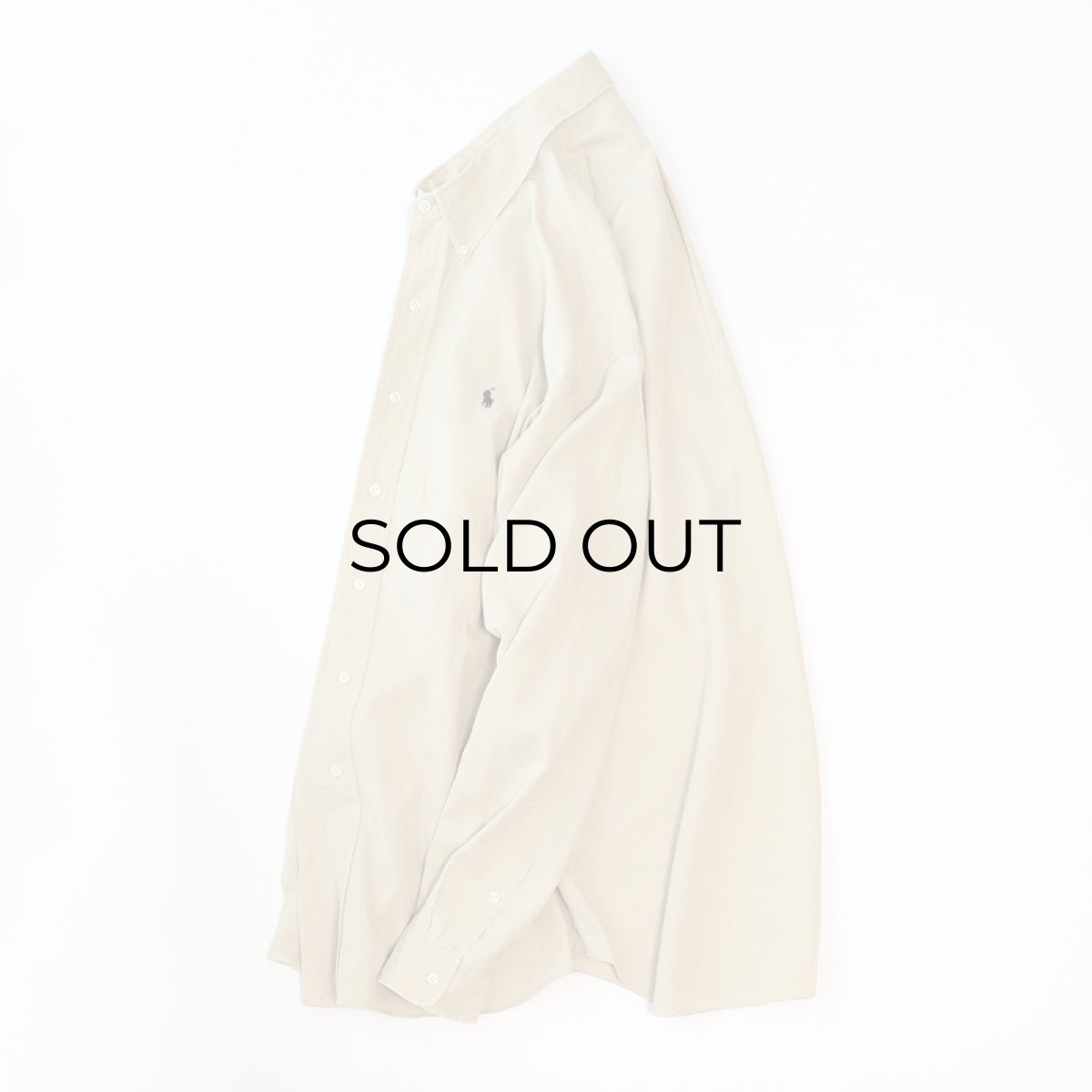 画像2: Ralph Lauren SILK COTTON HERRINGBONE TWILL B/D SHIRT (2)