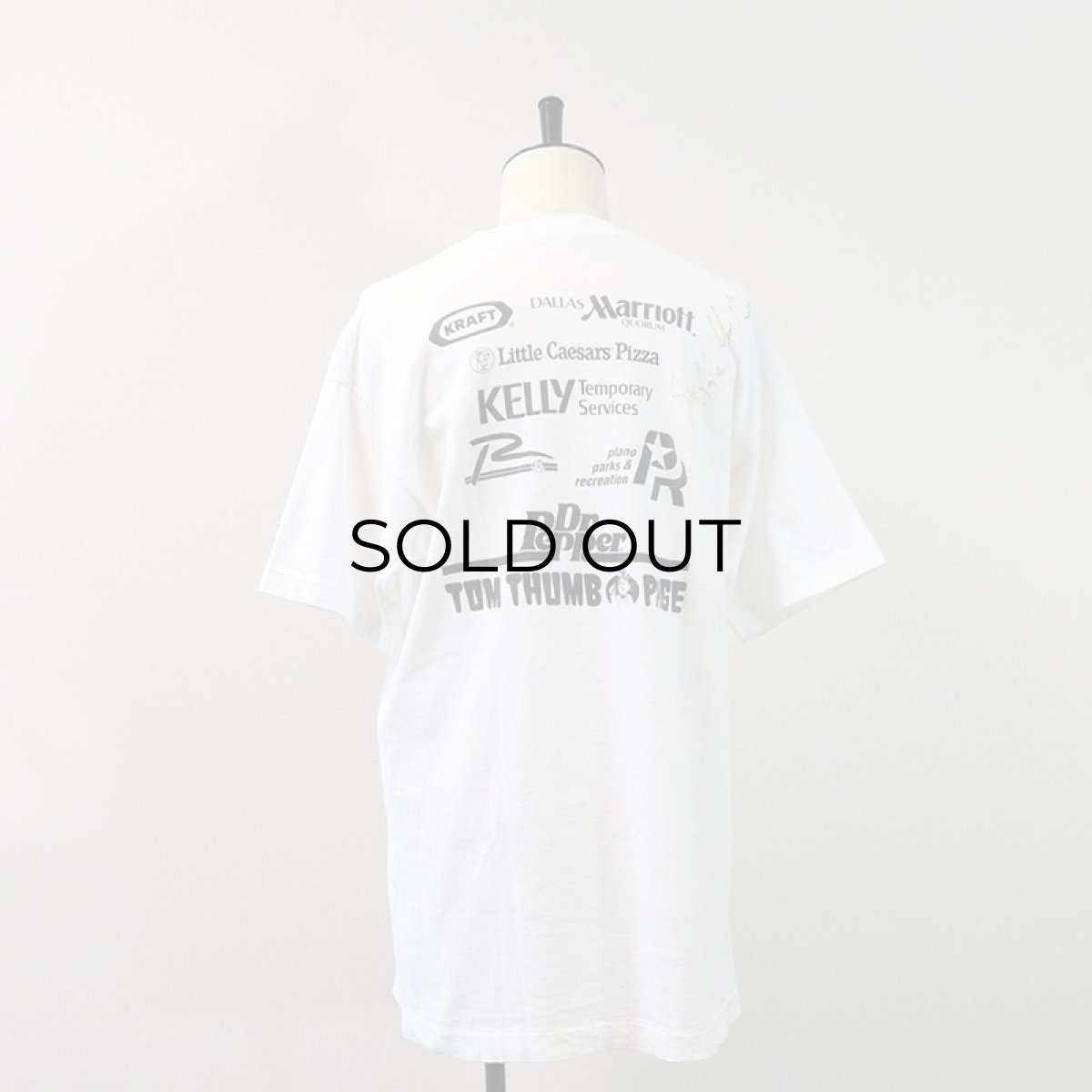 画像11: 〜90's FRUIT OF THE LOOM COTTON W-PRINT S/S TEE "DrPepper TOM THUMB PAGE BASKETBALL CAMP" (11)