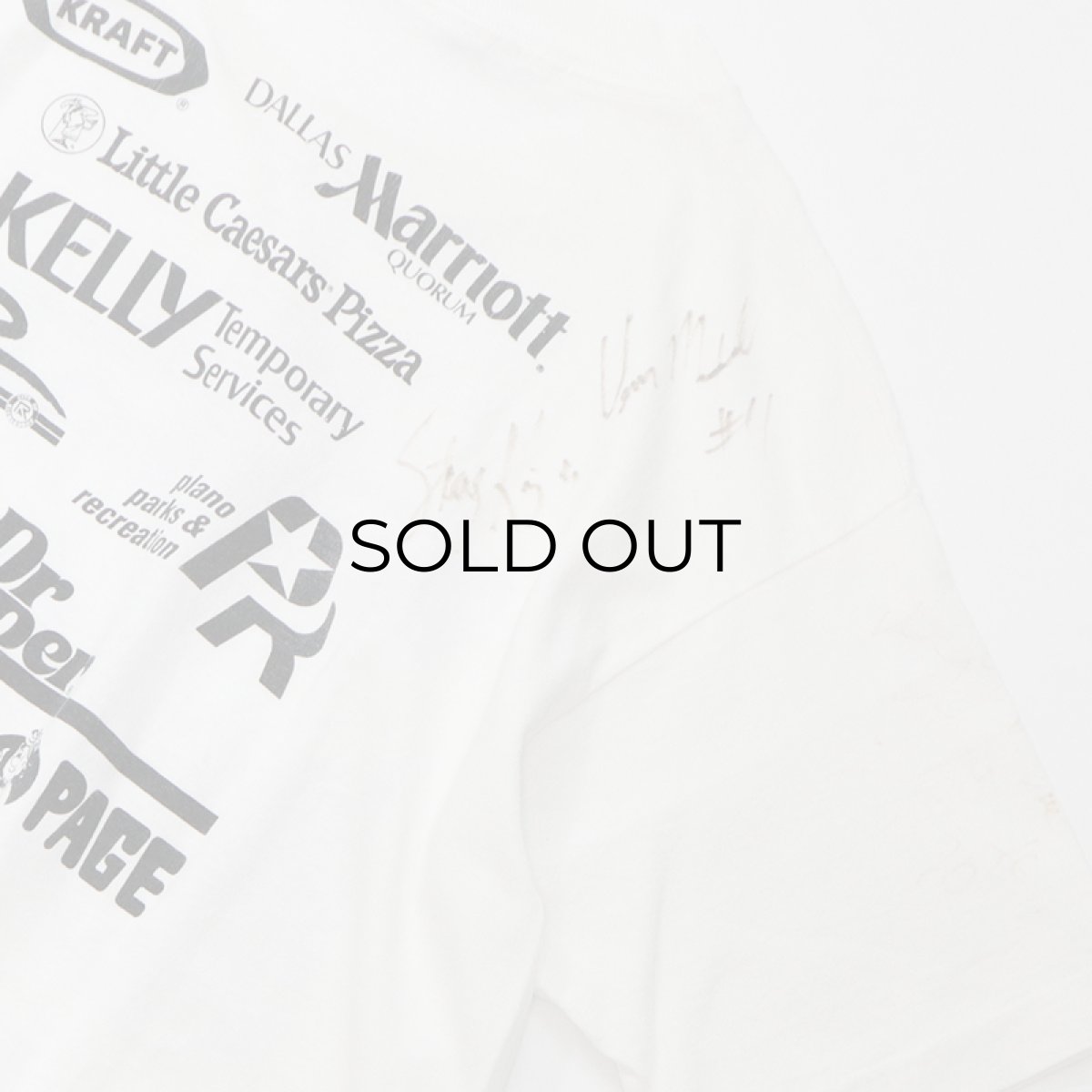 画像6: 〜90's FRUIT OF THE LOOM COTTON W-PRINT S/S TEE "DrPepper TOM THUMB PAGE BASKETBALL CAMP" (6)