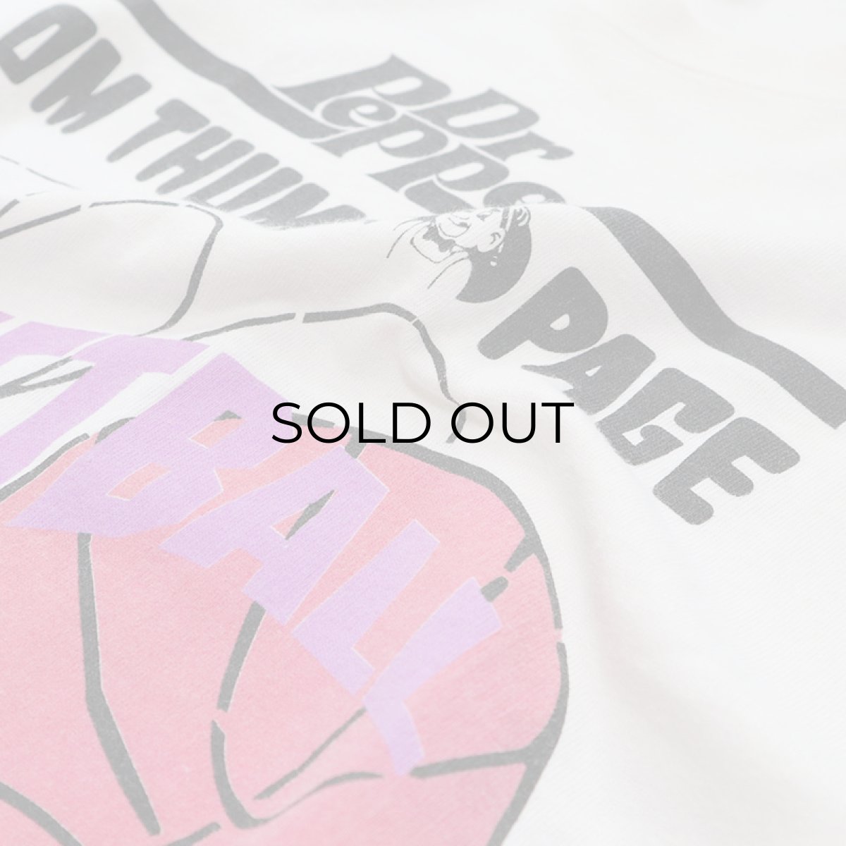 画像5: 〜90's FRUIT OF THE LOOM COTTON W-PRINT S/S TEE "DrPepper TOM THUMB PAGE BASKETBALL CAMP" (5)