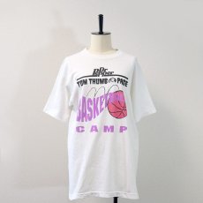 画像10: 〜90's FRUIT OF THE LOOM COTTON W-PRINT S/S TEE "DrPepper TOM THUMB PAGE BASKETBALL CAMP" (10)