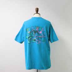 画像12: 80's Ocean Pacific COTTON W-PRINT S/S TEE "OP" (12)