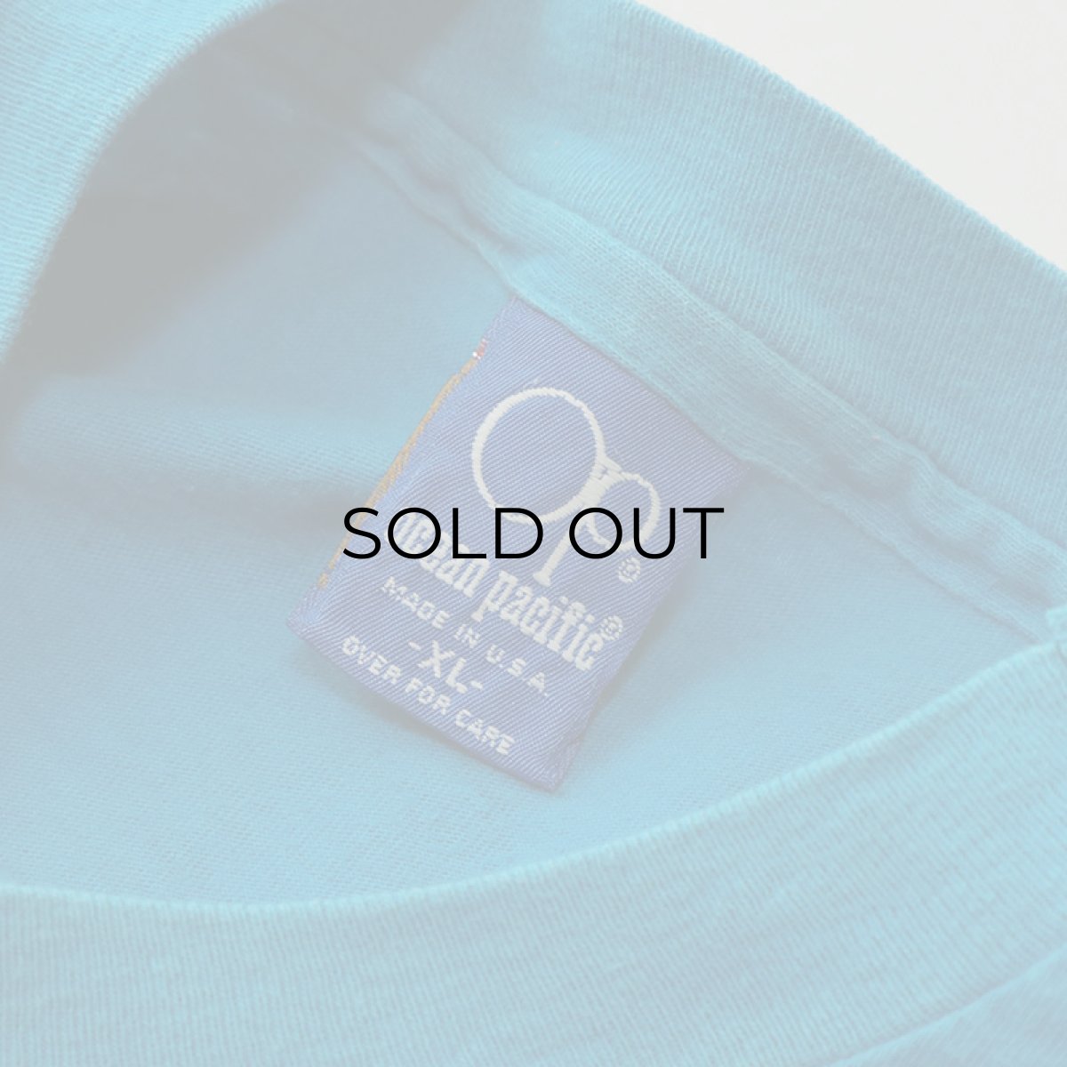 画像6: 80's Ocean Pacific COTTON W-PRINT S/S TEE "OP" (6)