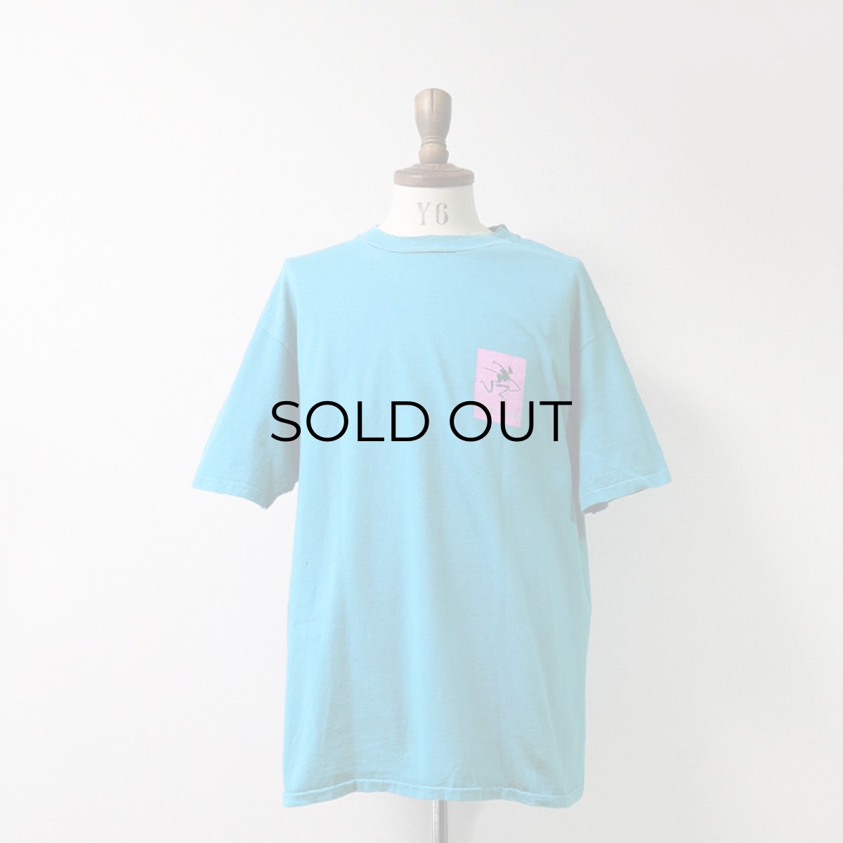 画像11: 80's Ocean Pacific COTTON W-PRINT S/S TEE "OP" (11)