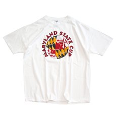 画像2: 90's adidas COTTON W-PRINT S/S TEE "MARYLAND STATE CUP" (2)