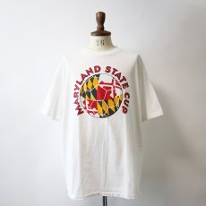 画像9: 90's adidas COTTON W-PRINT S/S TEE "MARYLAND STATE CUP" (9)