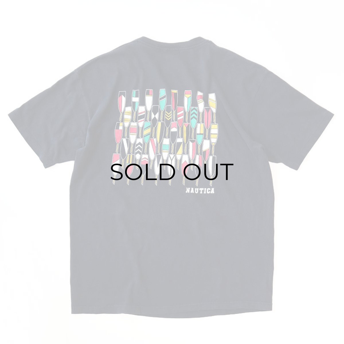 画像3: 90's nautica COTTON W-PRINT S/S POCKET TEE "nautica" (3)