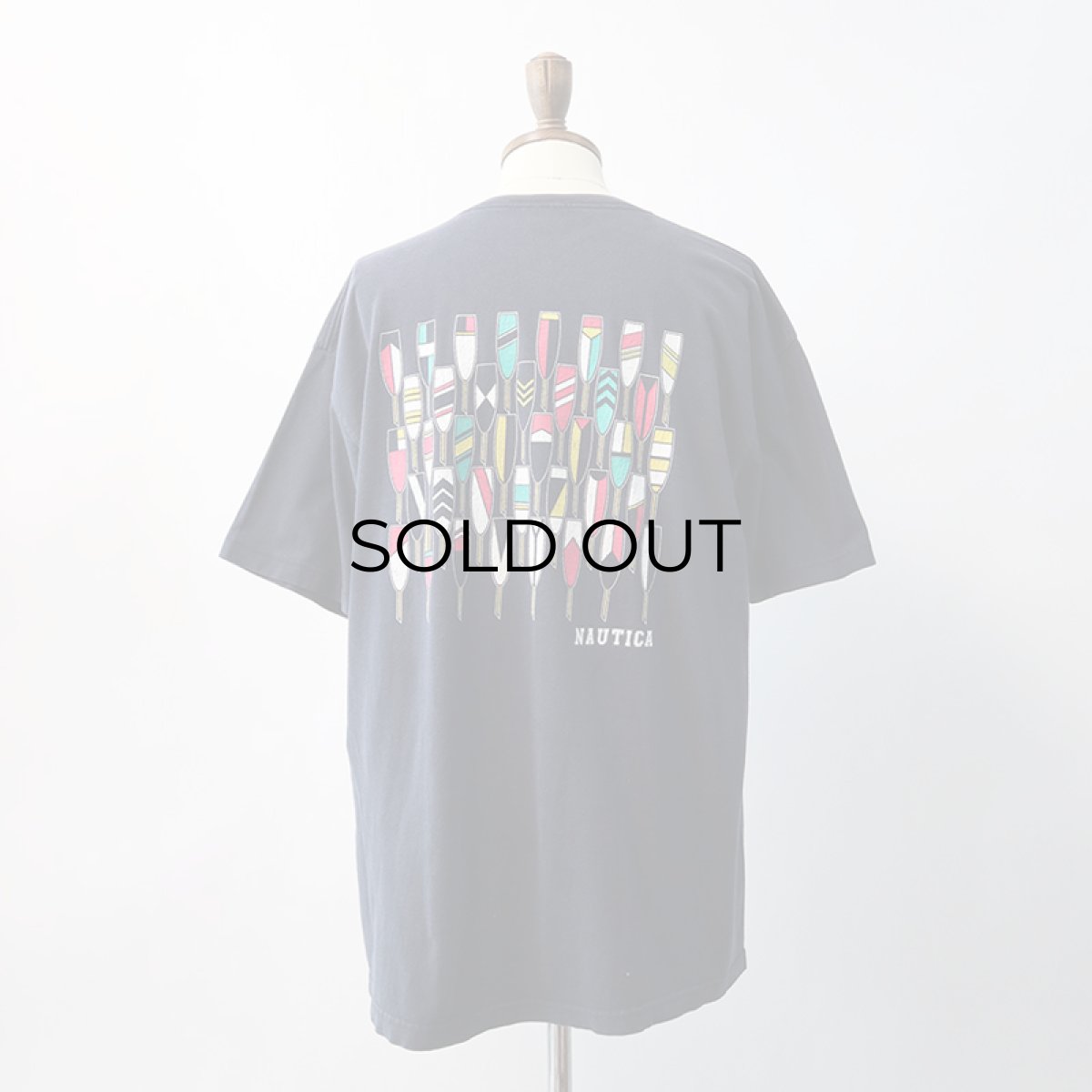 画像11: 90's nautica COTTON W-PRINT S/S POCKET TEE "nautica" (11)