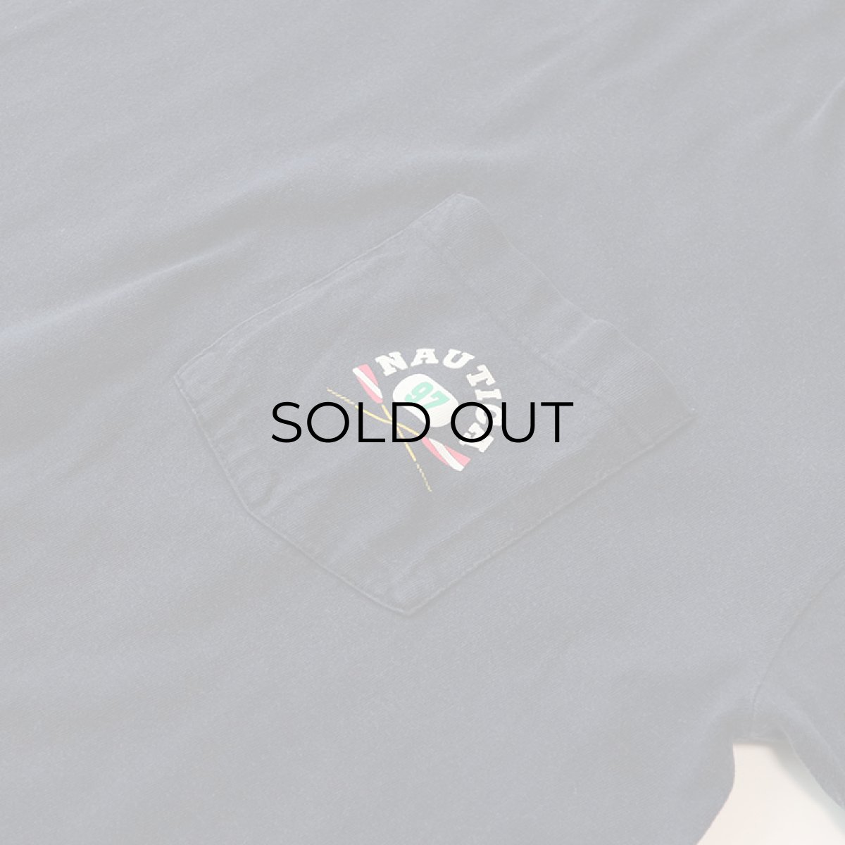 画像6: 90's nautica COTTON W-PRINT S/S POCKET TEE "nautica" (6)