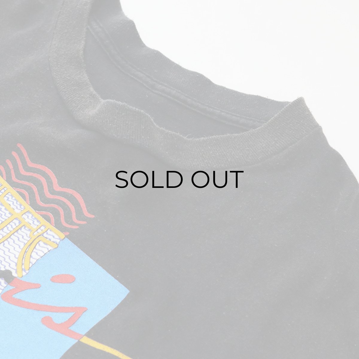 画像4: 80's-90's UNKNOWN BRAND COTTON PRINT S/S TEE "Levi's 501 BLUES" (4)