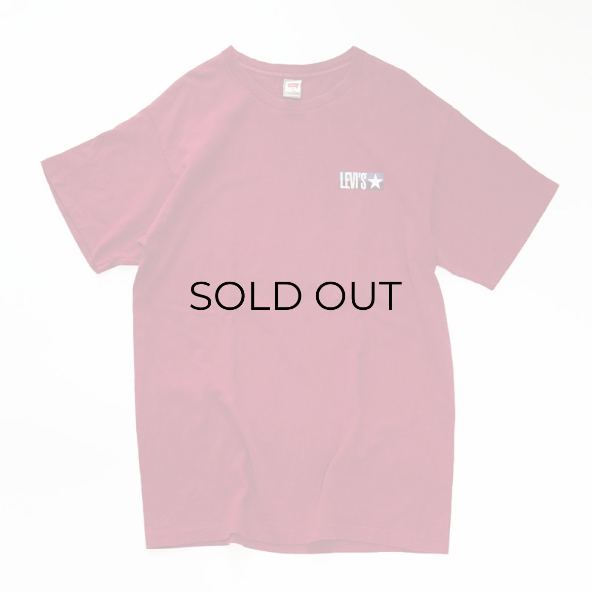 画像2: 80's-90's Levi's COTTON W-PRINT S/S TEE "LEVI'S AMERICAN BLUE JEANS" (2)