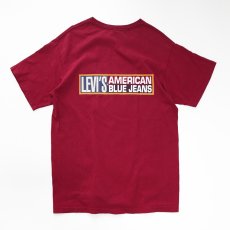 画像1: 80's-90's Levi's COTTON W-PRINT S/S TEE "LEVI'S AMERICAN BLUE JEANS" (1)