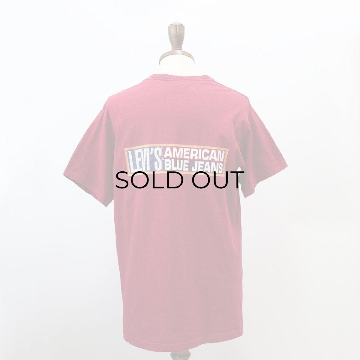 画像7: 80's-90's Levi's COTTON W-PRINT S/S TEE "LEVI'S AMERICAN BLUE JEANS" (7)