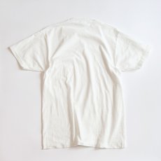 画像2: 80's FRUIT OF THE LOOM WHITE COTTON S/S POCKET TEE "MADE IN USA" (2)