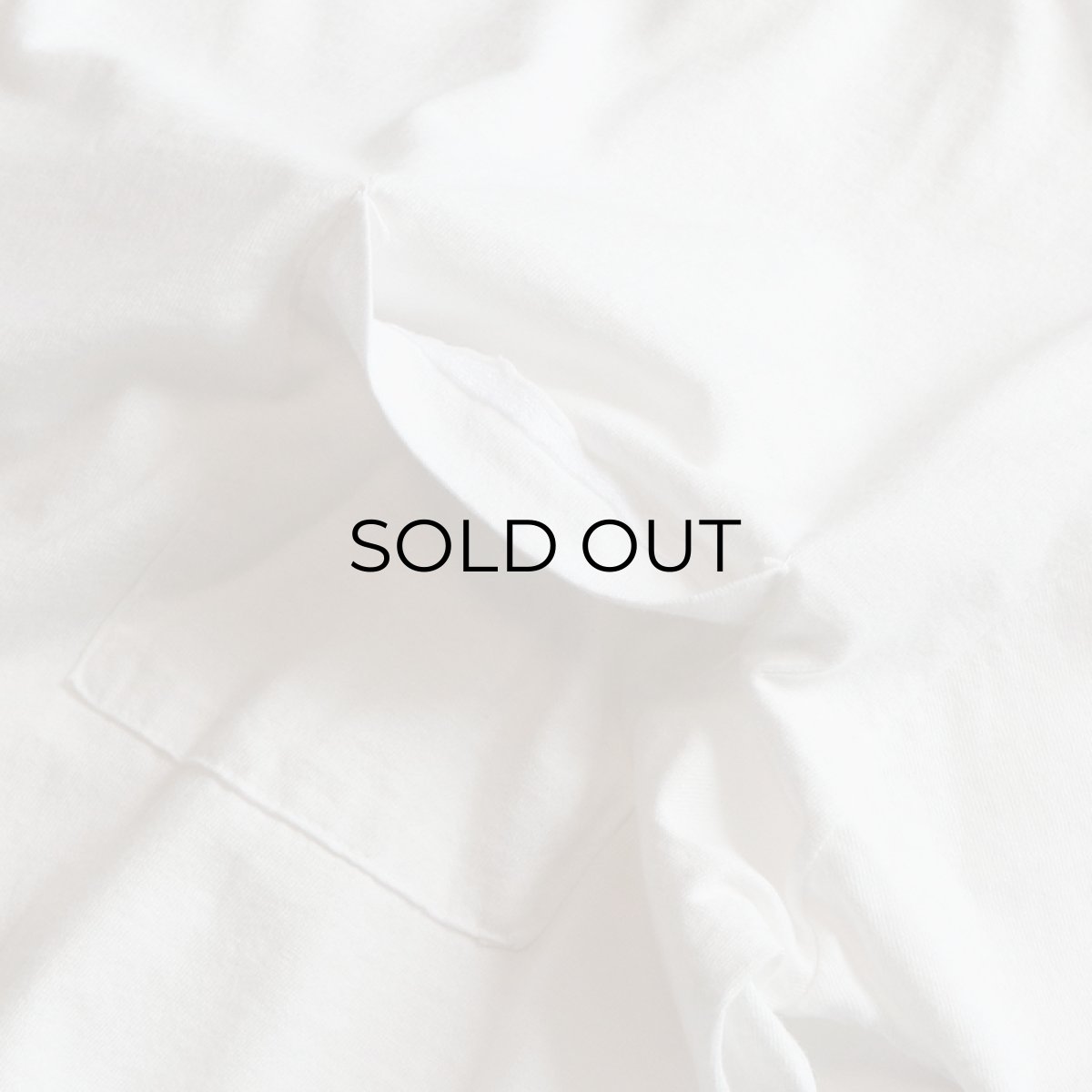 画像7: 80's FRUIT OF THE LOOM WHITE COTTON S/S POCKET TEE "MADE IN USA" (7)