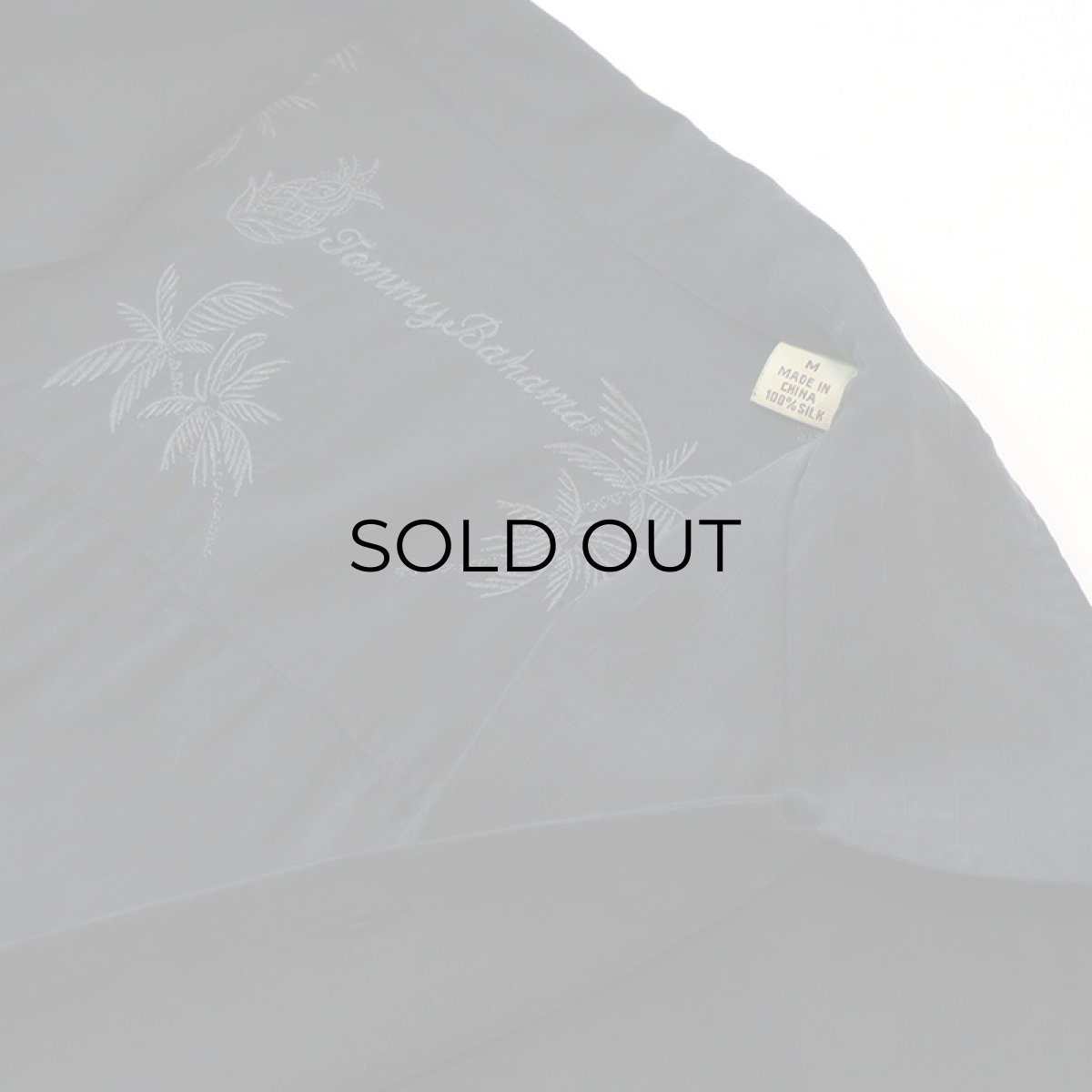画像6: Tommy Bahama BLACK SILK S/S BOX SHIRT (6)