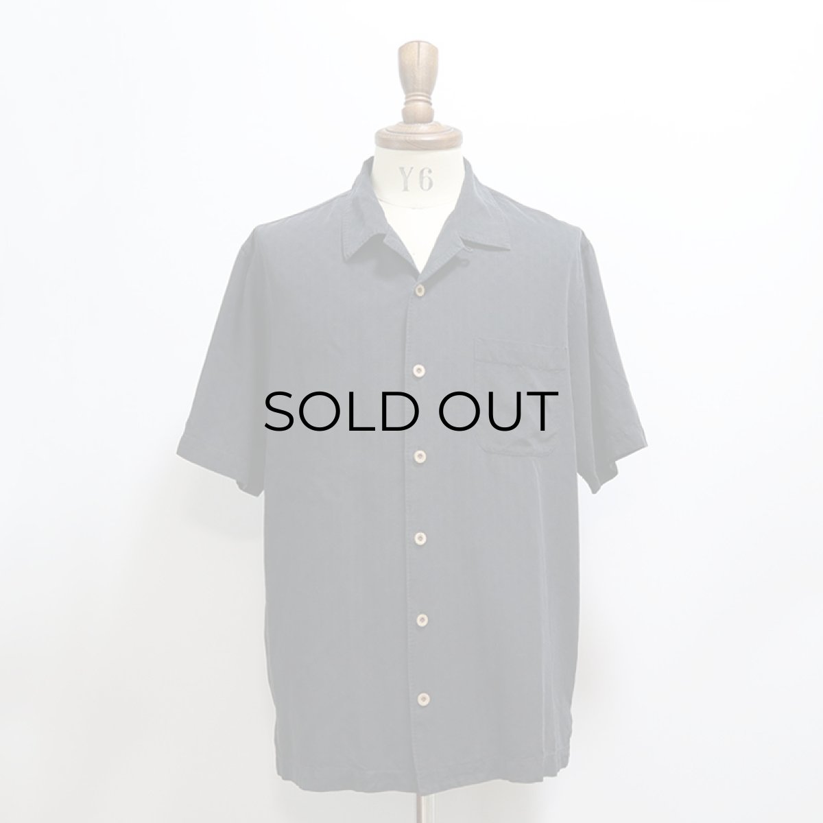 画像9: Tommy Bahama BLACK SILK S/S BOX SHIRT (9)