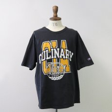 画像10: 90's Champion COTTON PRINT S/S TEE "THE CULINARY INSTITUTE OF AMERICA" (10)