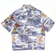 画像1: 80's reyn spooner RAYON ALL OVER PATTERN S/S HAWAIIAN SHIRT (1)