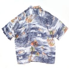 画像2: 80's reyn spooner RAYON ALL OVER PATTERN S/S HAWAIIAN SHIRT (2)