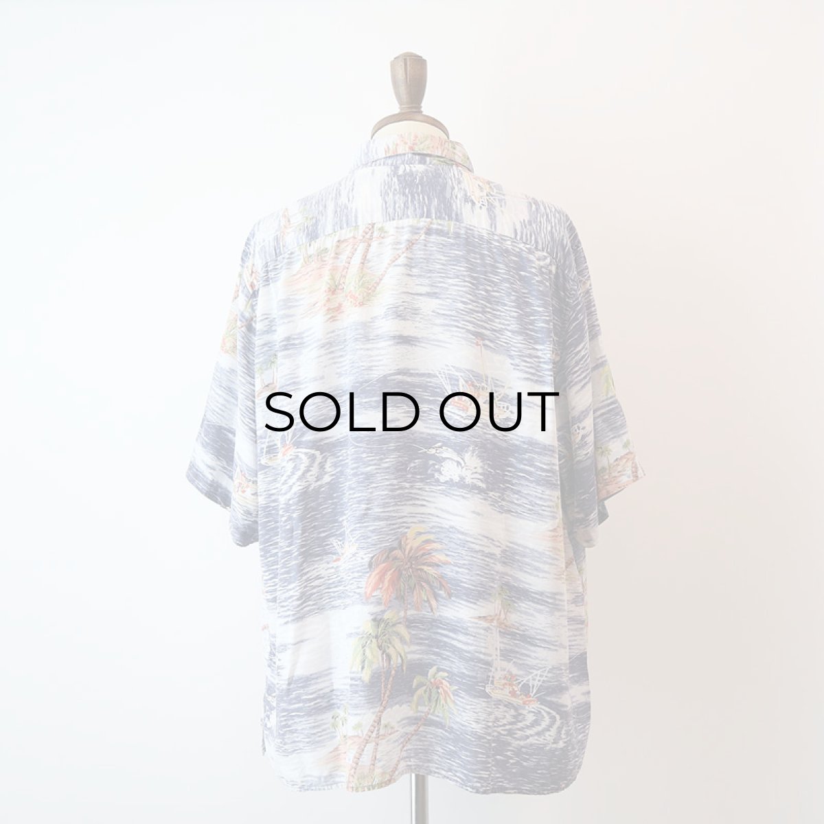 画像13: 80's reyn spooner RAYON ALL OVER PATTERN S/S HAWAIIAN SHIRT (13)