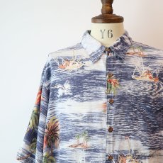 画像10: 80's reyn spooner RAYON ALL OVER PATTERN S/S HAWAIIAN SHIRT (10)