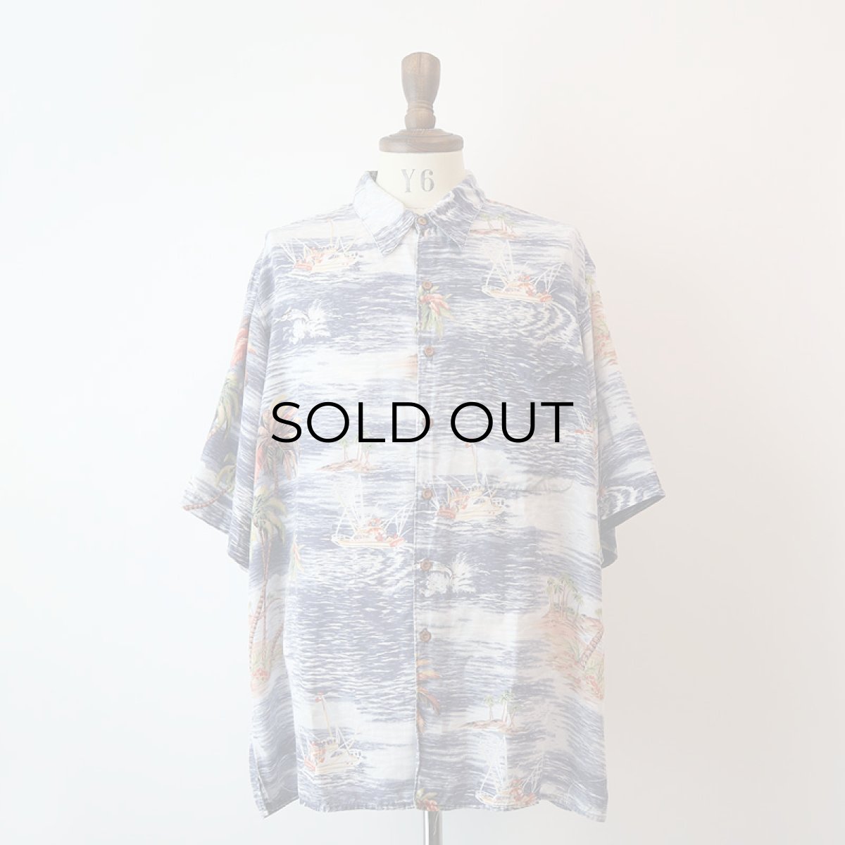 画像11: 80's reyn spooner RAYON ALL OVER PATTERN S/S HAWAIIAN SHIRT (11)