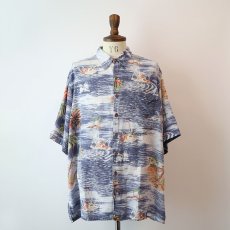 画像11: 80's reyn spooner RAYON ALL OVER PATTERN S/S HAWAIIAN SHIRT (11)