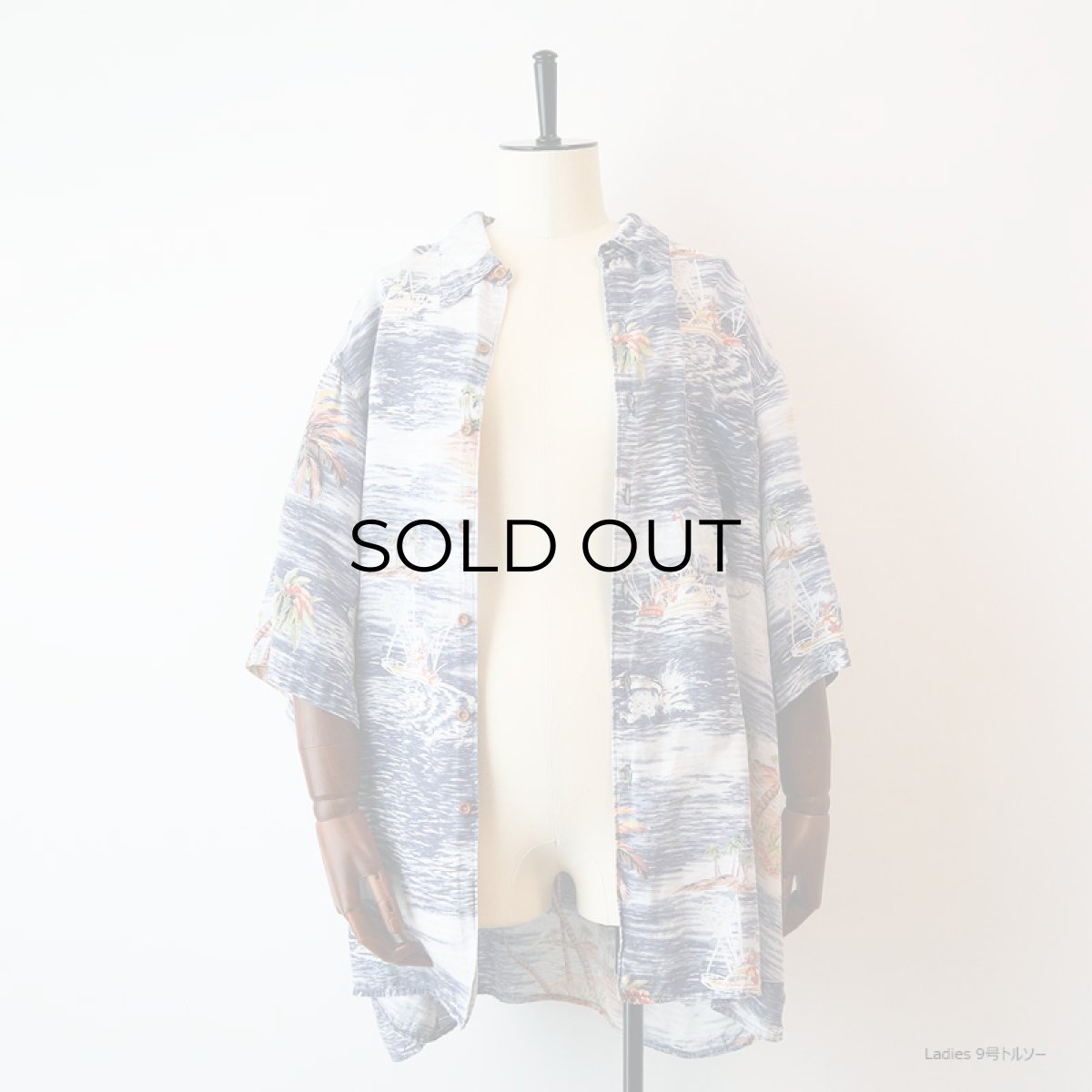 画像14: 80's reyn spooner RAYON ALL OVER PATTERN S/S HAWAIIAN SHIRT (14)