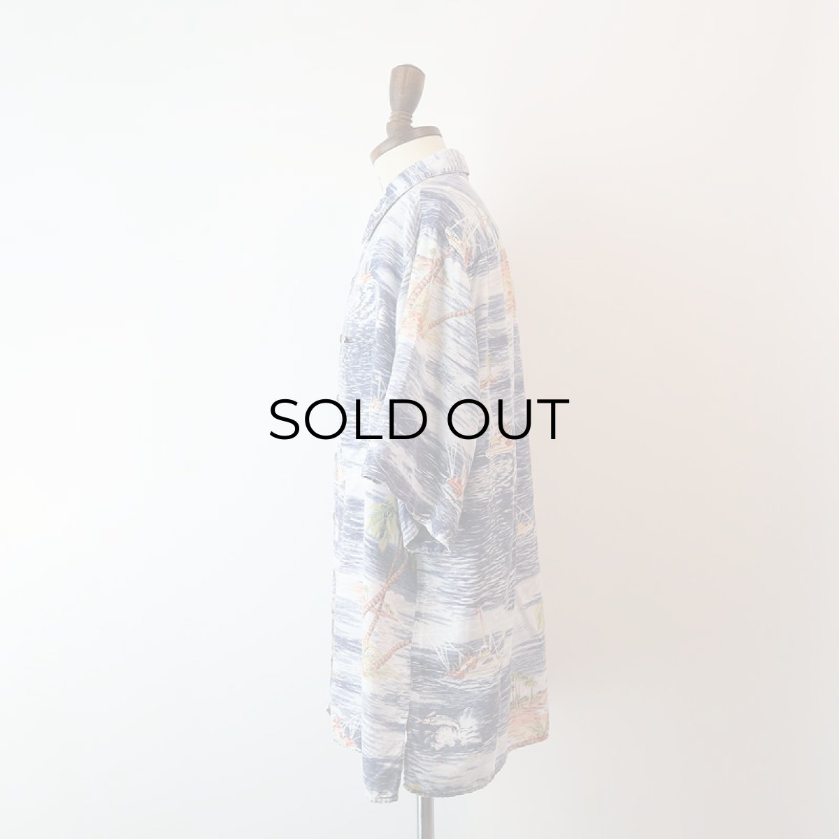 画像12: 80's reyn spooner RAYON ALL OVER PATTERN S/S HAWAIIAN SHIRT (12)