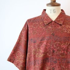 画像9: 01's Patagonia "A/C" COTTON ALL OVER PATTERN S/S BOX SHIRT (9)