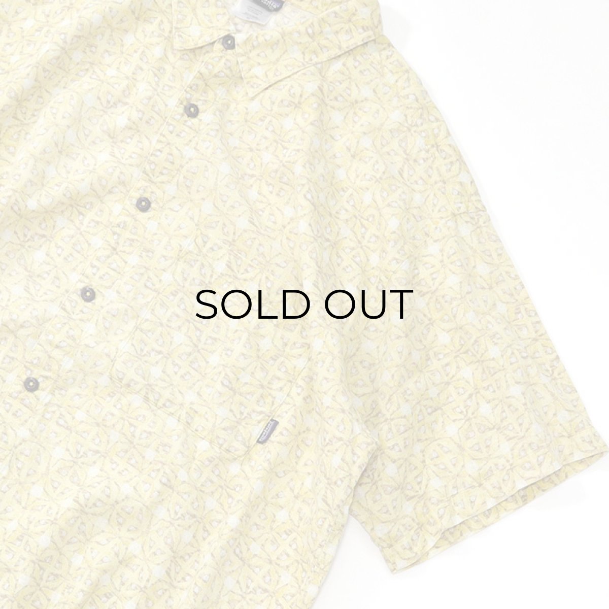 画像3: Patagonia "A/C" COTTON ALL OVER PATTERN S/S BOX SHIRT (3)