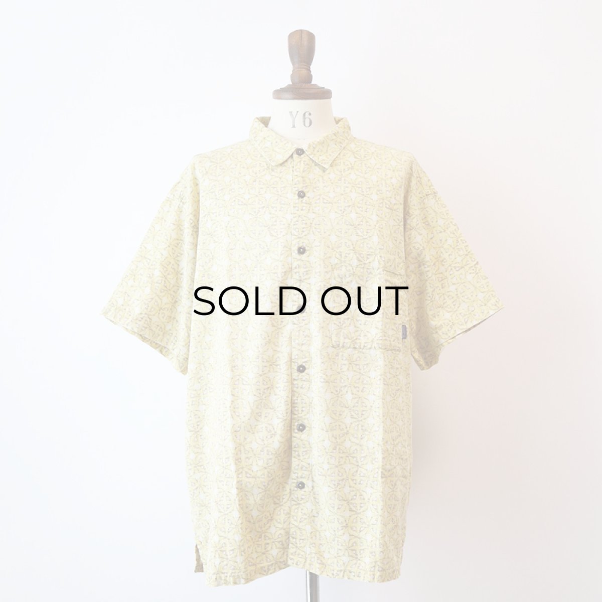 画像10: Patagonia "A/C" COTTON ALL OVER PATTERN S/S BOX SHIRT (10)