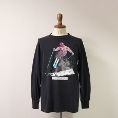 画像9: 〜90's ONEITA COTTON W-PRINT L/S TEE "BRECKENRIDGE" (9)