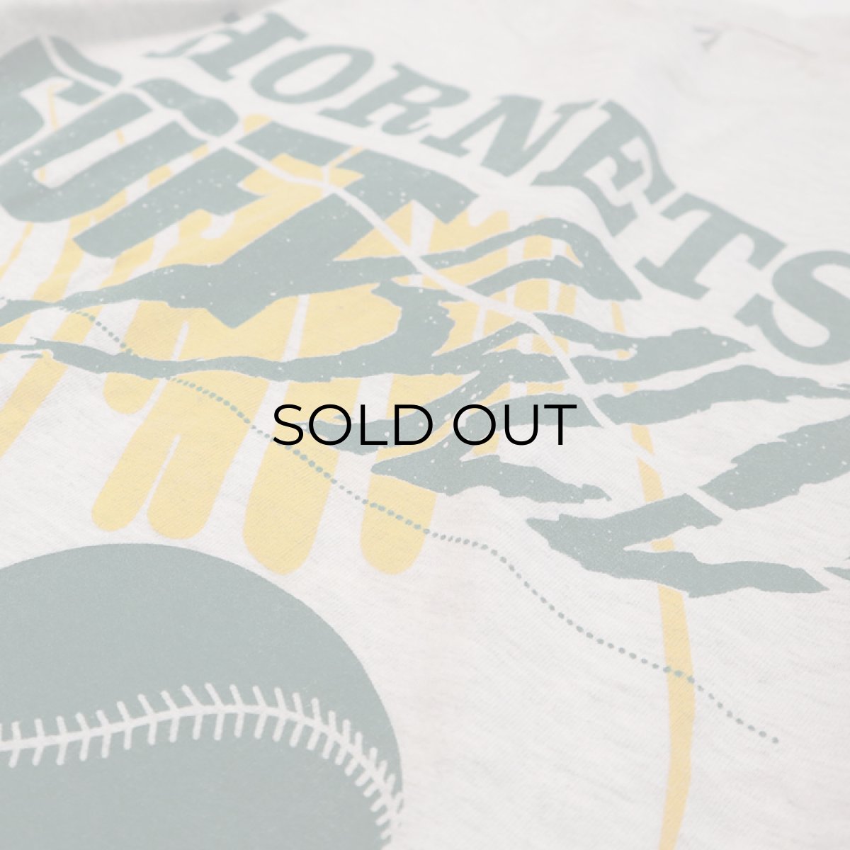 画像5: Hanes COTTON PRINT L/S TEE "HORNETS SOFT BALL" (5)