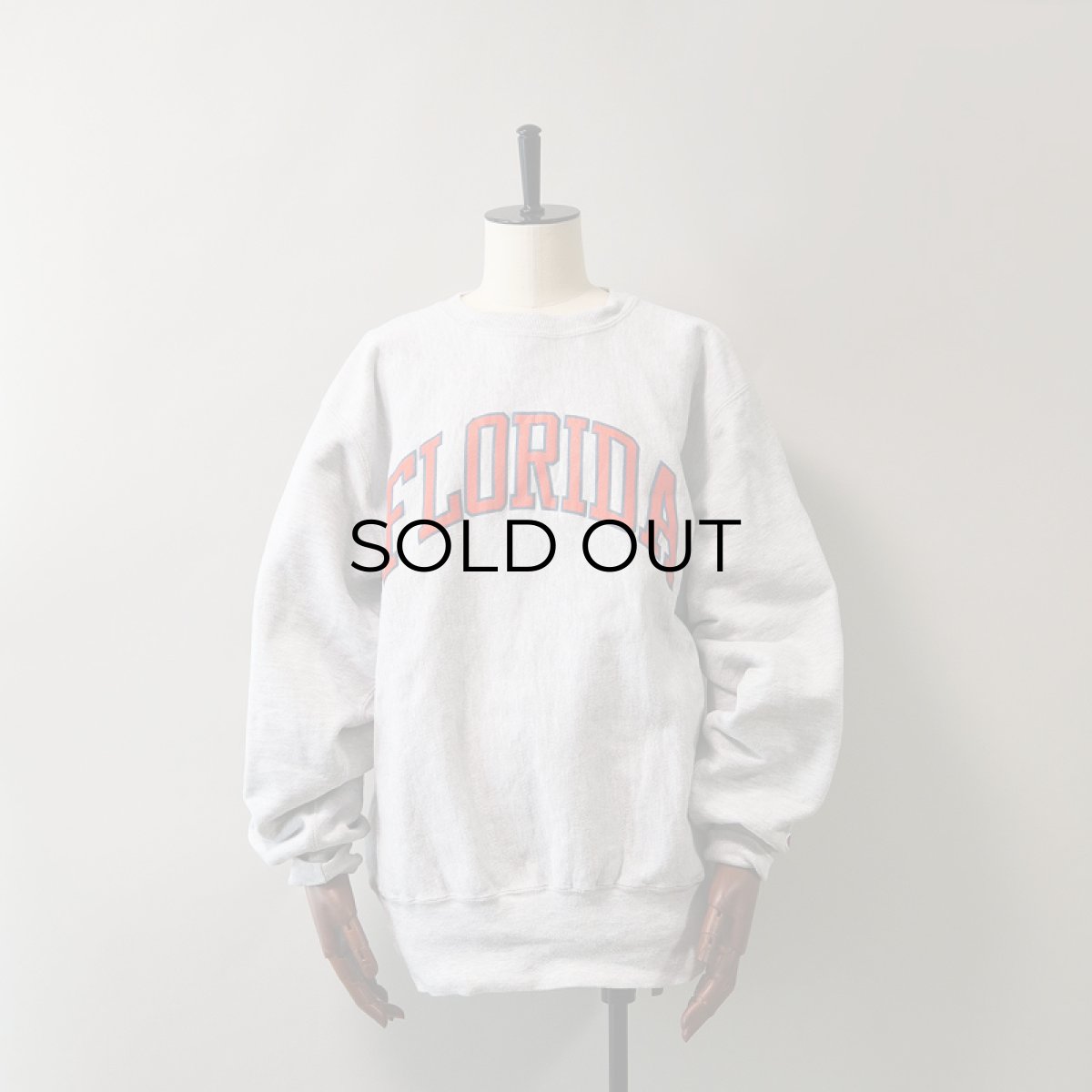 画像11: 90's Champion REVERSE WEAVE PRINT CREW NECK SWEAT "FLORIDA" (11)