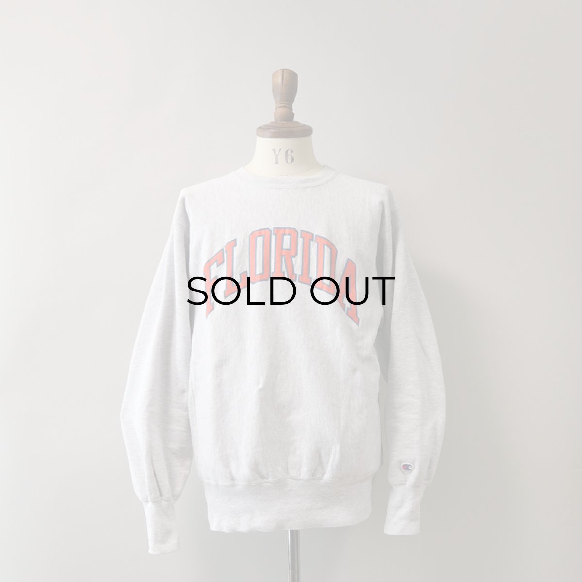 画像10: 90's Champion REVERSE WEAVE PRINT CREW NECK SWEAT "FLORIDA" (10)