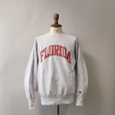 画像10: 90's Champion REVERSE WEAVE PRINT CREW NECK SWEAT "FLORIDA" (10)